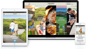 luxury website design mock up