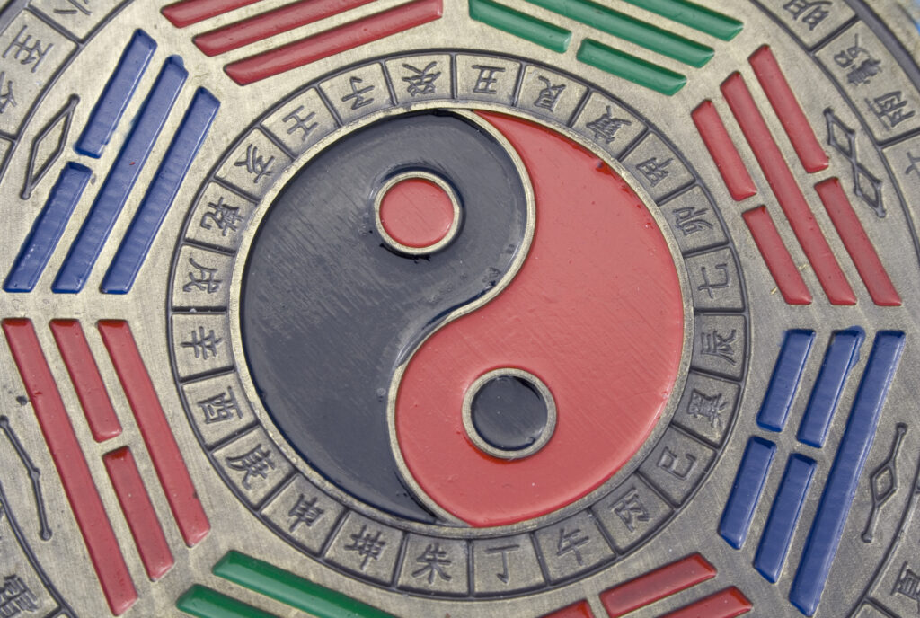 Yin-Yang and Bagua symbol representing balance in Feng Shui